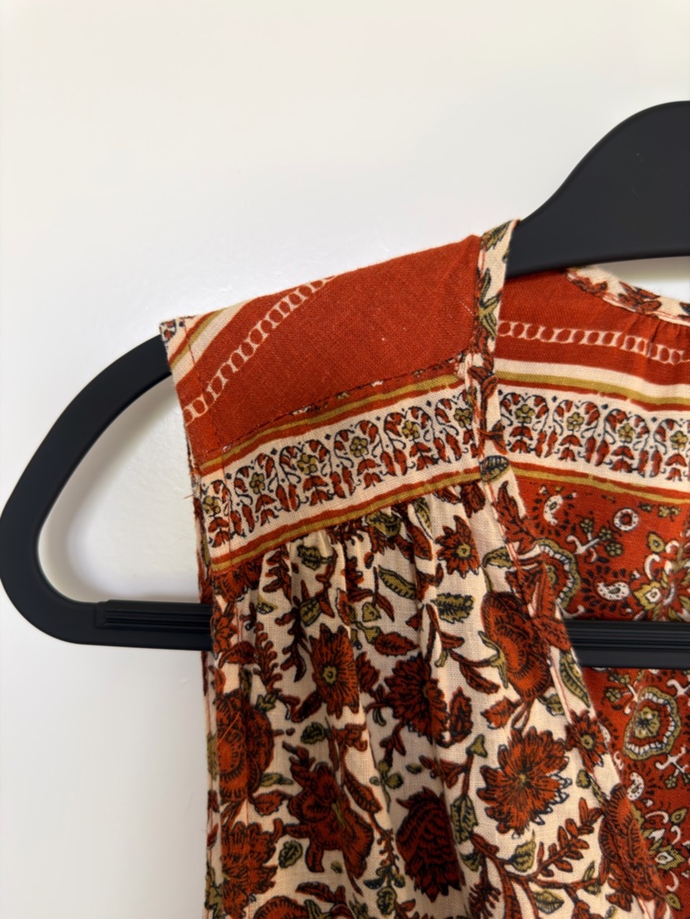Faherty Ojai Dress Umber Folly Floral (PLEASE READ DESCRIPTION) - Picture 4 of 8